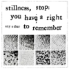 Any Other - Stillness, Stop: You Have A Right To Remember